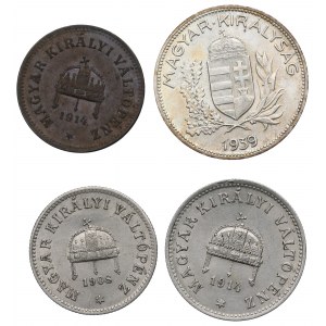 Maďarsko, sada mincí Pass
