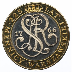 Třetí republika, 20 000 zlotých 1991 - 225 let Varšavské mincovny