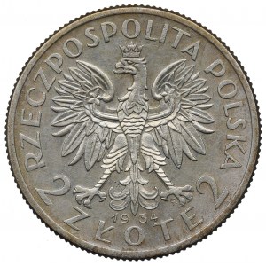 II Republic of Poland, 2 zloty 1934 Polonia