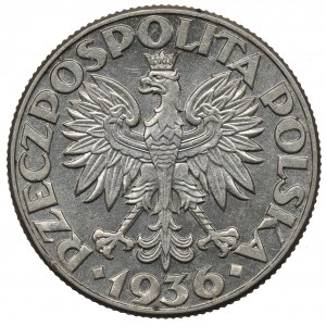 II RP, 2 zl. 1936 Plachetnice