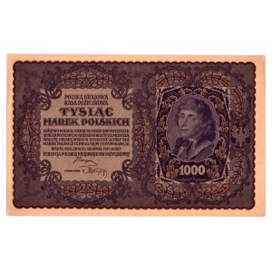 II RP, 1000 marek polskich 1919 II SERJA E