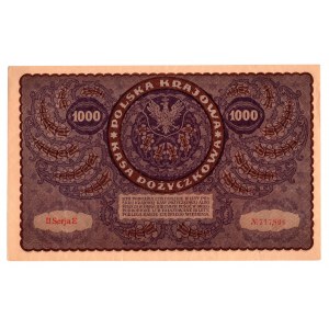 II RP, 1000 polnische Mark 1919 II SERIE E