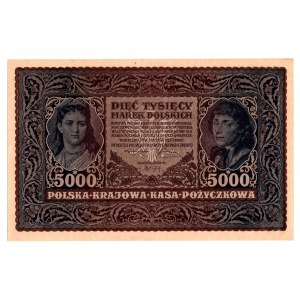 II RP, 5000 marek polskich 1919 III Serja I