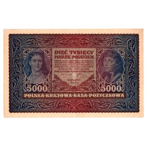 II RP, 5000 poľských mariek 1919 II Serja O