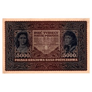 II RP, 5000 marek polskich 1919 III Serja D