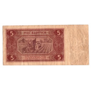 PRL, 5 złotych 1948 AK