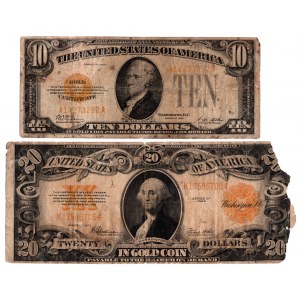 USA, Zestaw 10 i 20 dolarów
