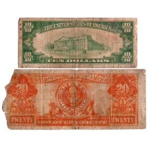 USA, Zestaw 10 i 20 dolarów