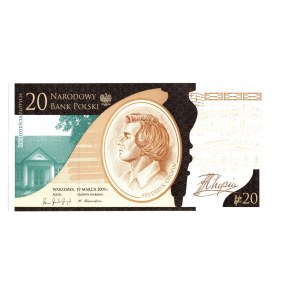 III RP, 20 złotych 2009 - Fryderyk Chopin