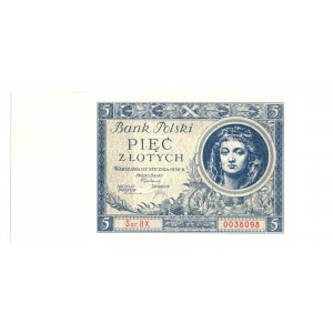 II RP, 5 zlotých 1930 BX