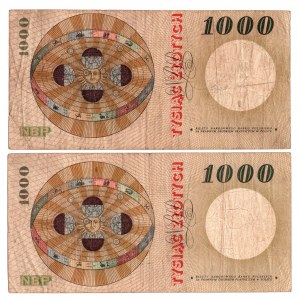 PRL, Zestaw 1.000 złotych 1965 A