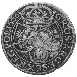 Johannes II. Kasimir, Das Sixpence 1660, Krakau