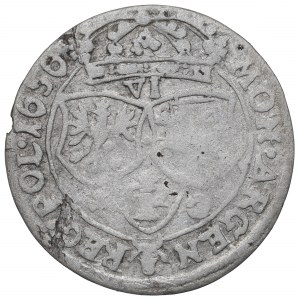 Jan II Kazimierz, Szóstak 1656 IT, Kraków - szwedzka okupacja