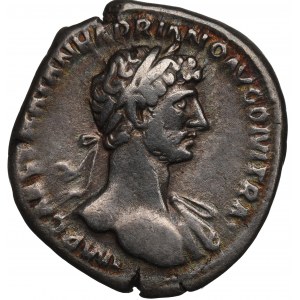 Römisches Reich, Hadrian, Denarius - IVSTITIA