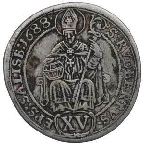 Austria, Salzburg Bishopic of, 15 kreuzer 1688