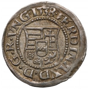 Maďarsko, denár 1538 KB
