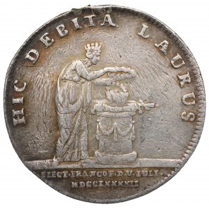 Rakousko, František II., korunovační žeton 1792
