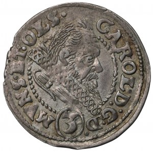 Schlesien, Duchy of Oels, Carl, 3 kreuzer 1615, Oels