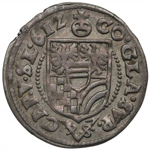 Slezsko, Ziębicko-Oleśnické knížectví, Karol, 3 krajcary 1612, Olesnica