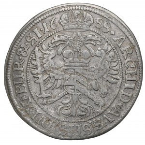 Sliezsko pod vládou Habsburgovcov, Leopold I., 6 krajcars 1688, Wrocław