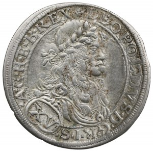 Rakúsko, Leopold I., 15 krajcars 1664 Viedeň