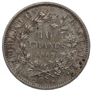 Francie, 10 franků 1967