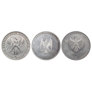Nemecko, sada 5 známok 1977-82