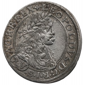 Österreich, Leopold I., 15 krajcars 1664 Wien