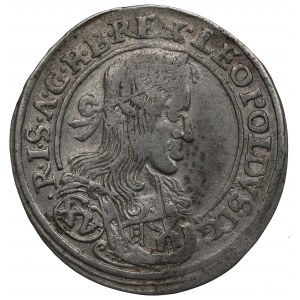 Rakúsko, Leopold I., 15 krajcars 1661 Viedeň