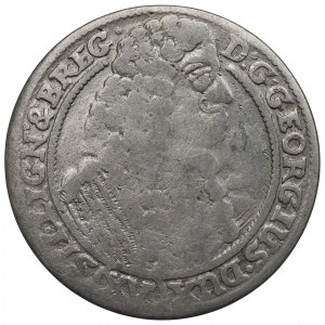 Sliezsko, vojvodstvo Legnicko-Brzeskie, 15 krajcars 1664, Brzeg