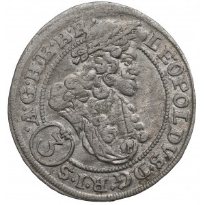 Sliezsko pod vládou Habsburgovcov, Leopold I., 3 krajcara 1697 MMW, Wrocław