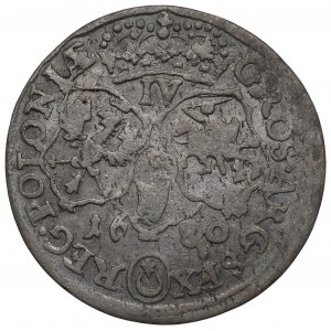 Jan III. Sobieski, Sixpence 1680, Krakau - Fehler in Nominal IV