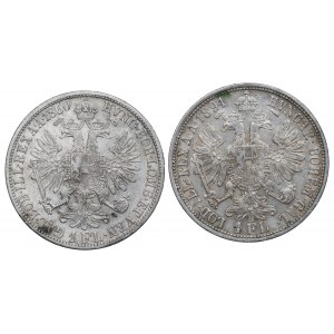 Rakúsko-Uhorsko, sada 1 florén 1860 a 1891