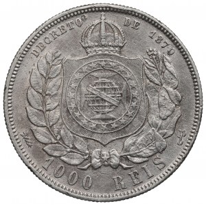 Brazília, 1000 reis 1870