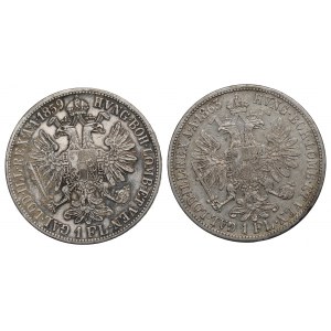 Rakousko-Uhersko, sada 1 florénu 1859 a 1863