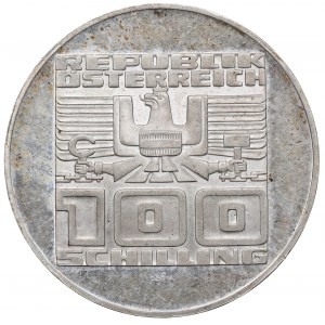 Austria, 100 schillings 1975