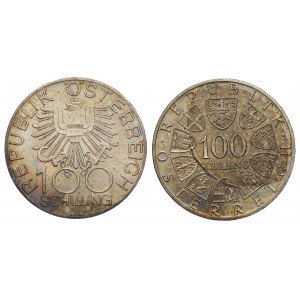 Austria, Set of 100 schilling 1979