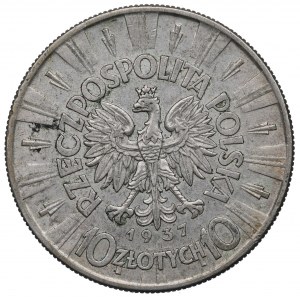 II Republic of Poland, 10 zloty 1937 Pilsudski