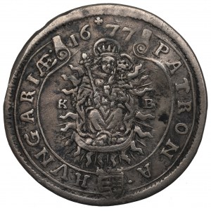 Hundary, Leopold I, 15 kreuzer 1677