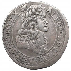 Maďarsko, Leopold I., 15 krajcars 1683 KB