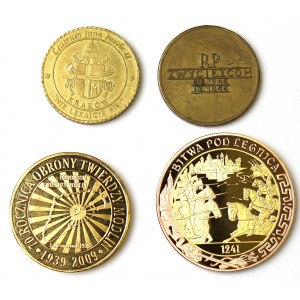 Lidová republika a Třetí republika, sada medailí a žetonů