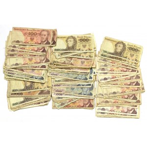 PRL, Sada oběžných bankovek (104 kusů)