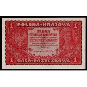 II RP, 1 marka polska 1919 I SERIA GC