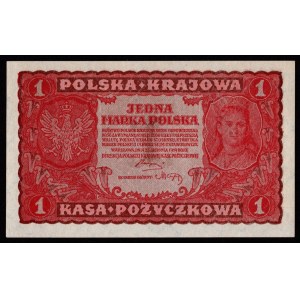 II RP, 1 poľská značka 1919 1. séria GC