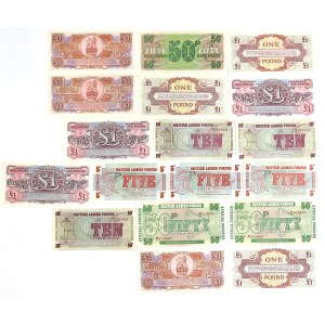 Vereinigtes Königreich, Militärischer Banknotensatz