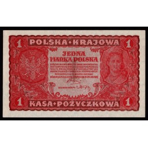 II RP, 1 polská značka 1919 1. série GC