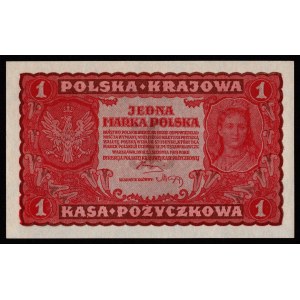 II RP, 1 marka polska 1919 I SERIA GL