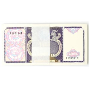 Uzbekistan, 100 som 1994 - paczka bankowa