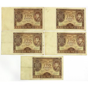 II RP, Satz von 100 Zloty 1934