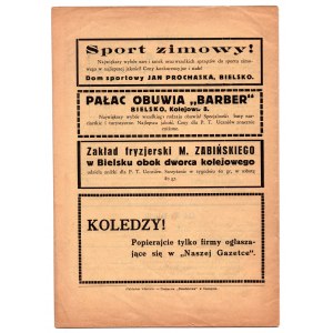 Nasza Gazetka (Naše noviny) - měsíčník bělského gymnázia - 1934, číslo 18